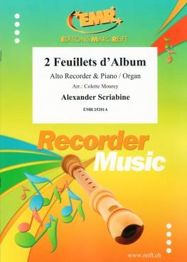 2 Feuillets d'Album