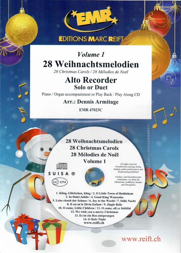 28 Weihnachtsmelodien Vol. 1