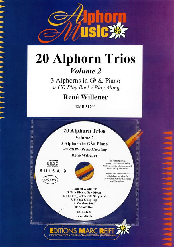 20 Alphorn Trios Volume 2