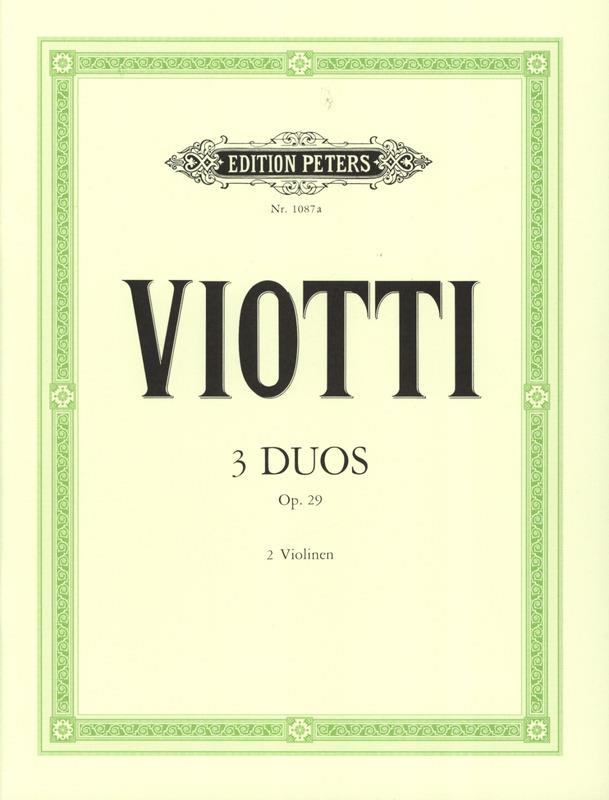 Duetten(3) Op.29
