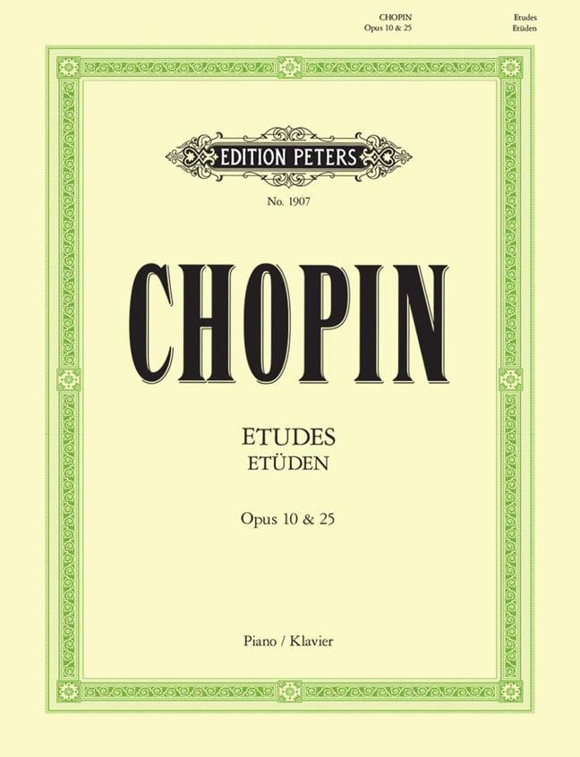 Etudes Opus 10 25 & 3 Ohne Opuszahl