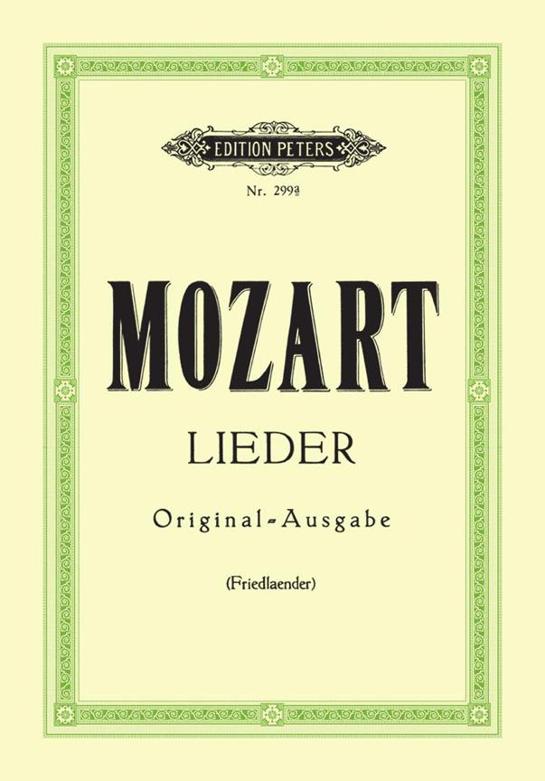 Lieder Original Ausg.