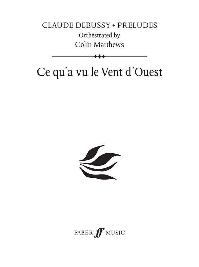 Ce qu'a vu le Vent d'Ouest (Prelude 1)