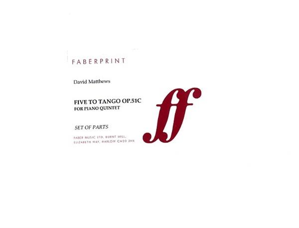 Five to Tango. Piano quintet