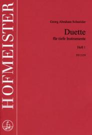 Duette für tiefe Instrumente, Heft 1