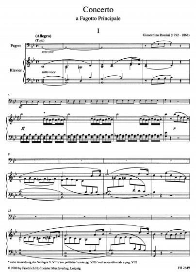 Kozert für Fagott und Orchester