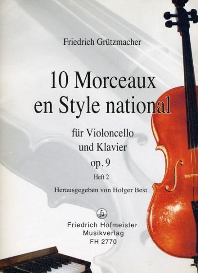 10 Morceaux en Style national, op. 9, Teil 2