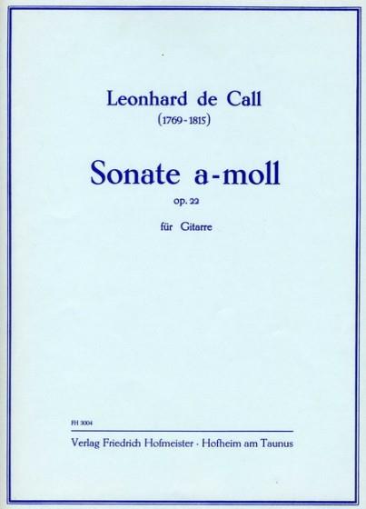 Sonate a-Moll, op. 22