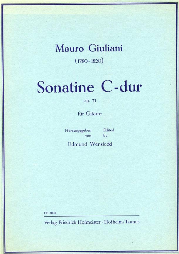 Sonatine C-Dur, op. 71