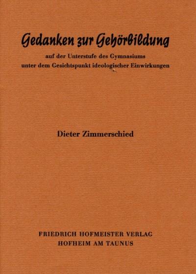 Gedanken zur Gehörbildung, br.