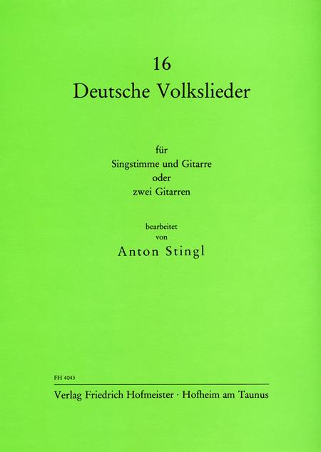 16 Deutsche Volkslieder