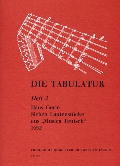 Die Tabulatur, Heft 2