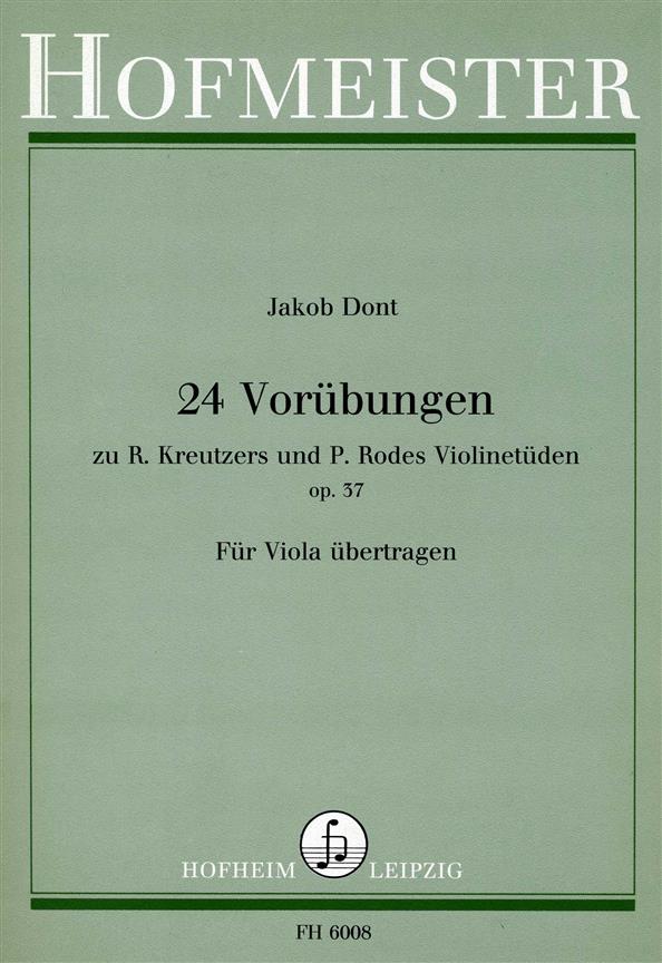 24 Vorübungen für Violine, op. 37