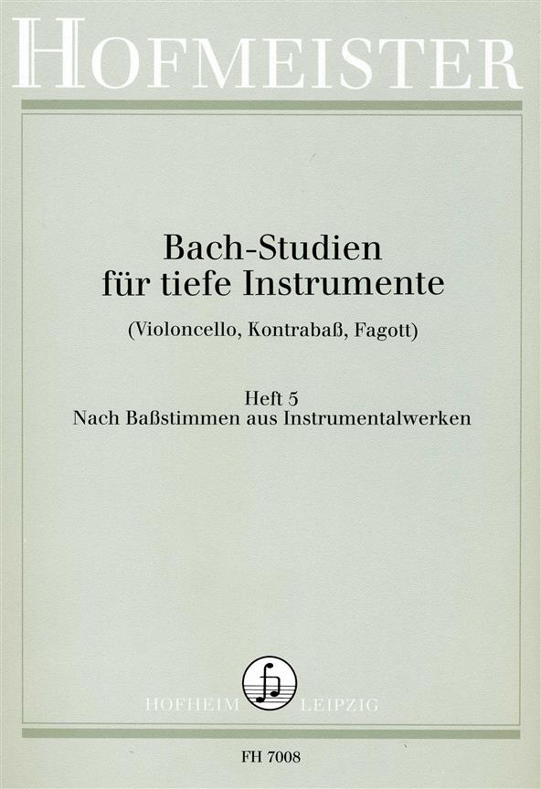 Bach-Studien für tiefe Instrumente