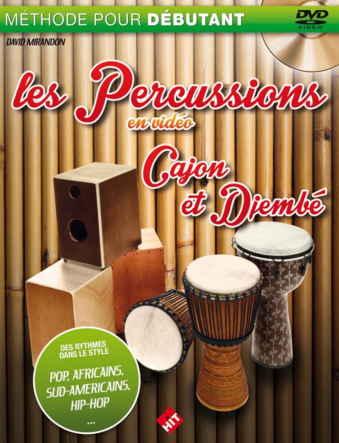 Les Percus en Vidéo, cajon et djembé -nouvelle ed