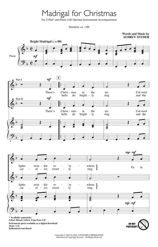 Madrigal for Christmas