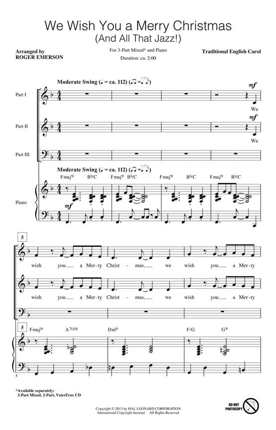 We Wish You a Merry Christmas and All That Jazz
