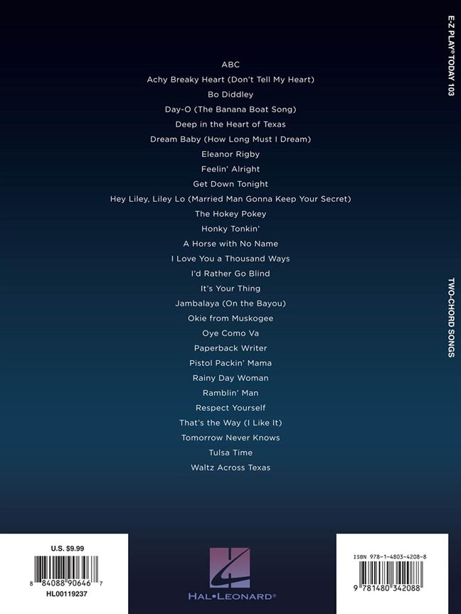 Two-Chord Songs