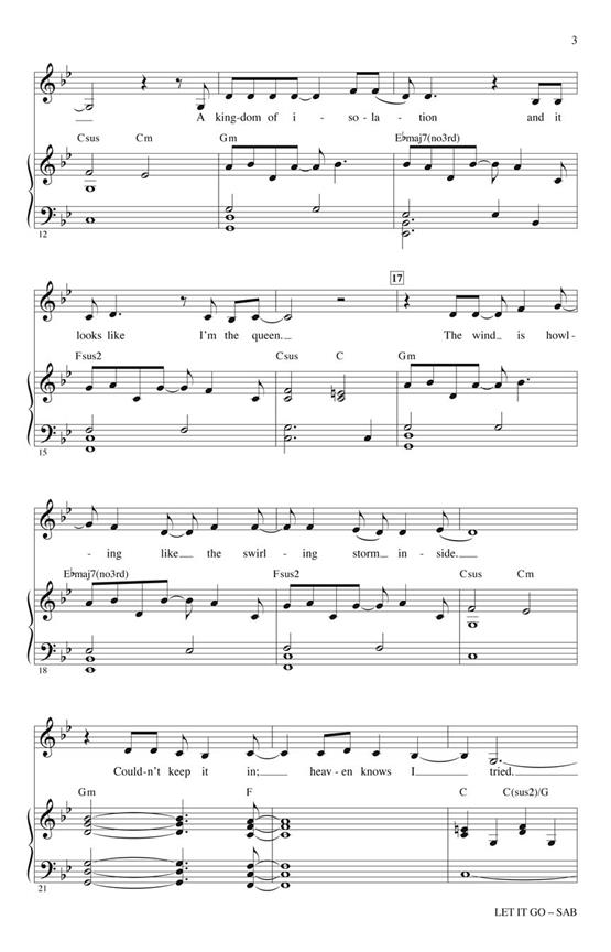 Let It Go (from Frozen)