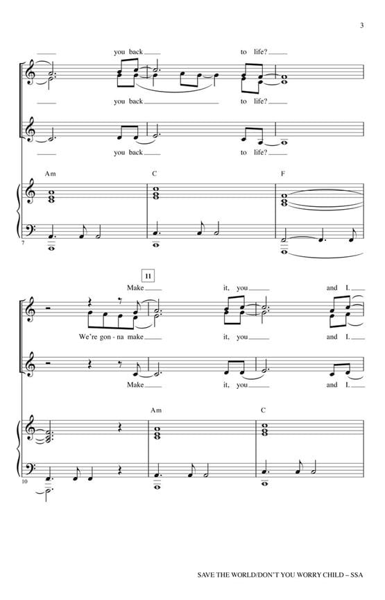 Save the World/Don't You Worry Child
