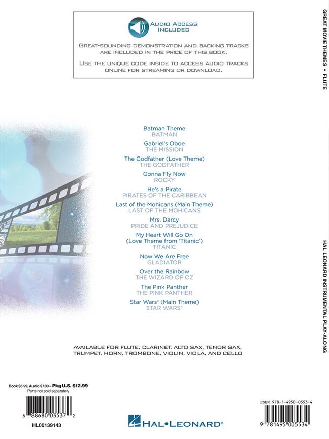 Great Movie Themes: Instrumental P-A Flute
