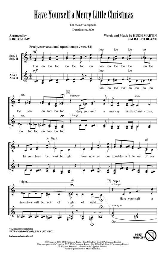 Have Yourself a Merry Little Christmas