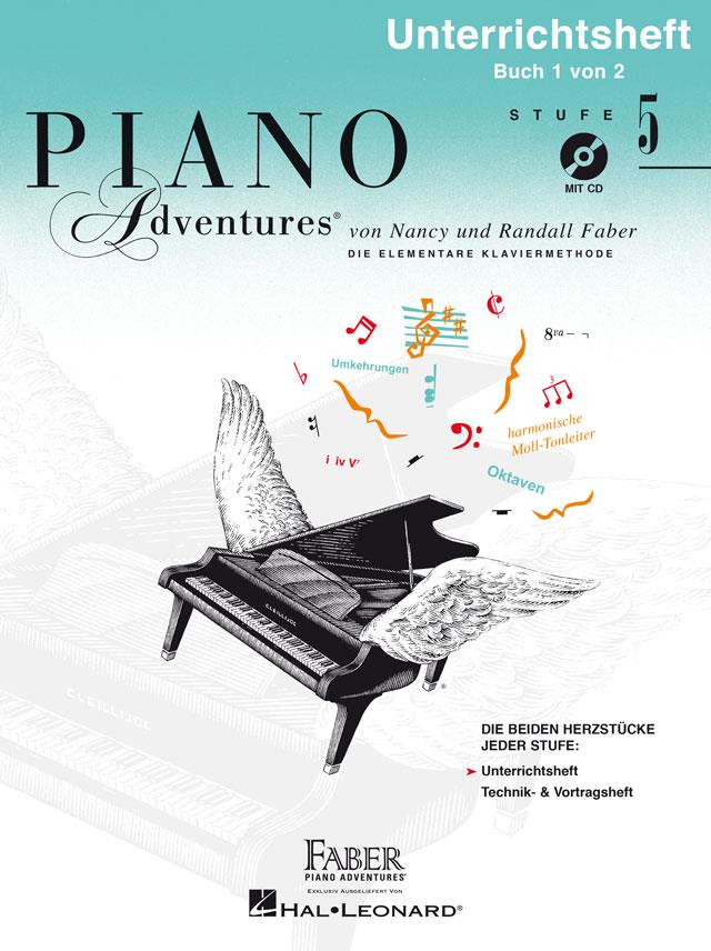 Piano Adventures: Unterrichtsheft 5 (Mit CD)