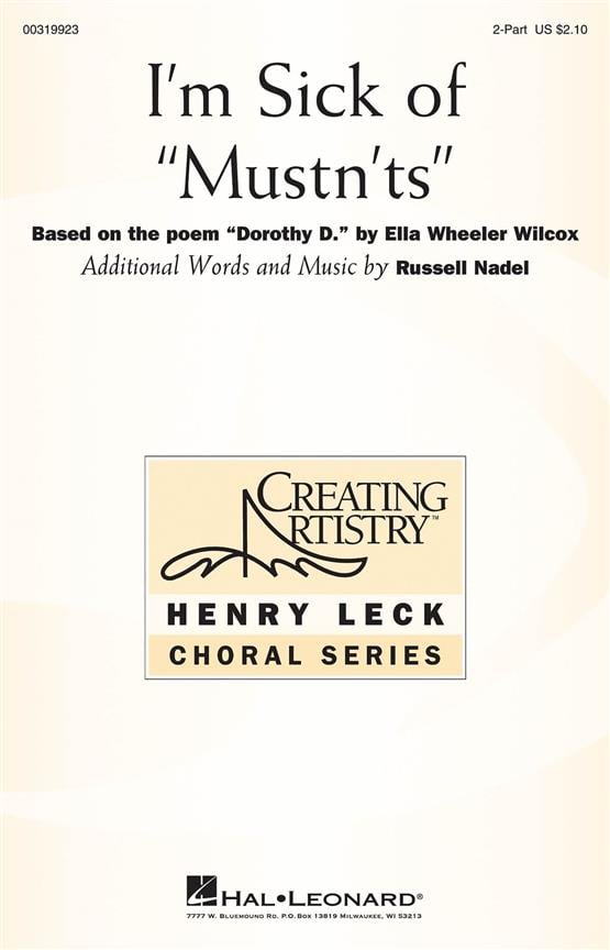 I'm Sick Of Musn'ts
