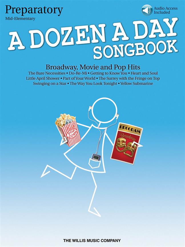 A Dozen A Day Songbook: Piano - Prepatory Book