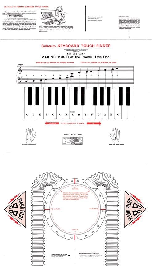 Keyboard Touch Finder W/directions