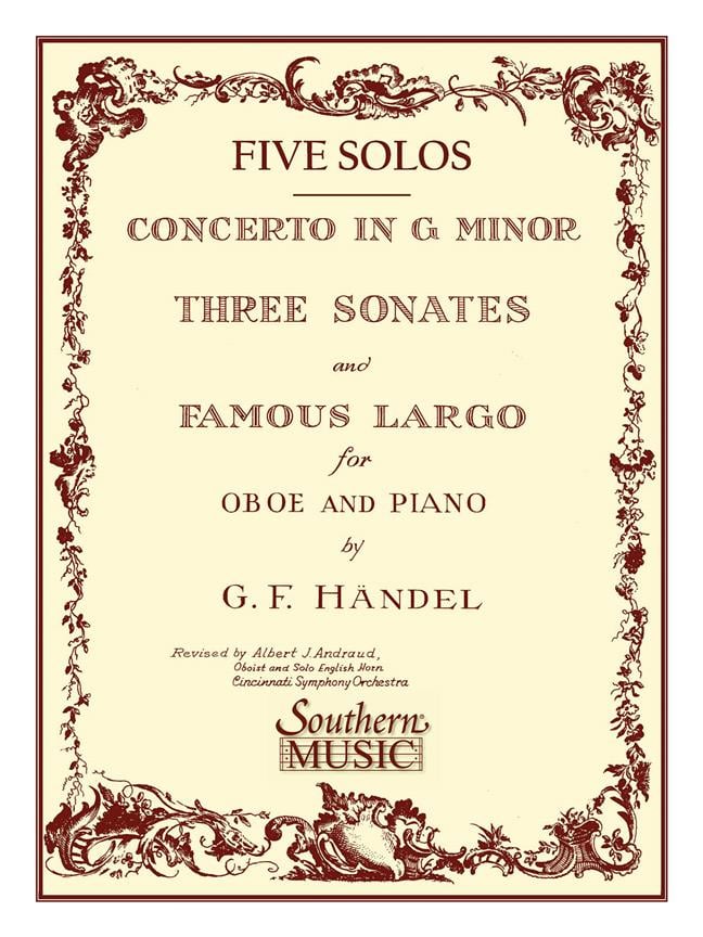Three(3) SonatesFamous Largo (Concerto G Minor)