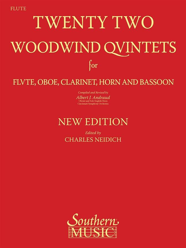 Twenty-Two (22) Woodwind Quintets