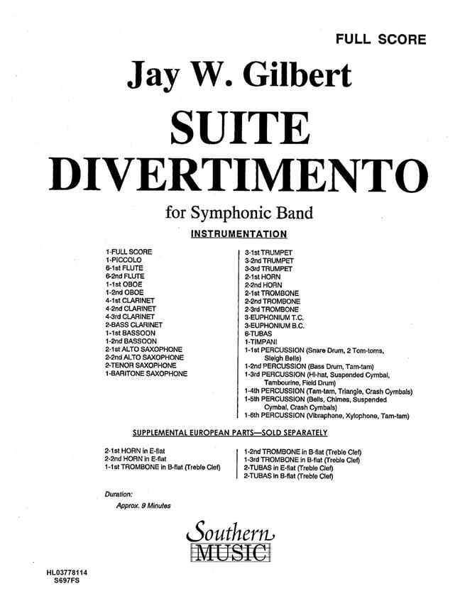 Suite Divertimento