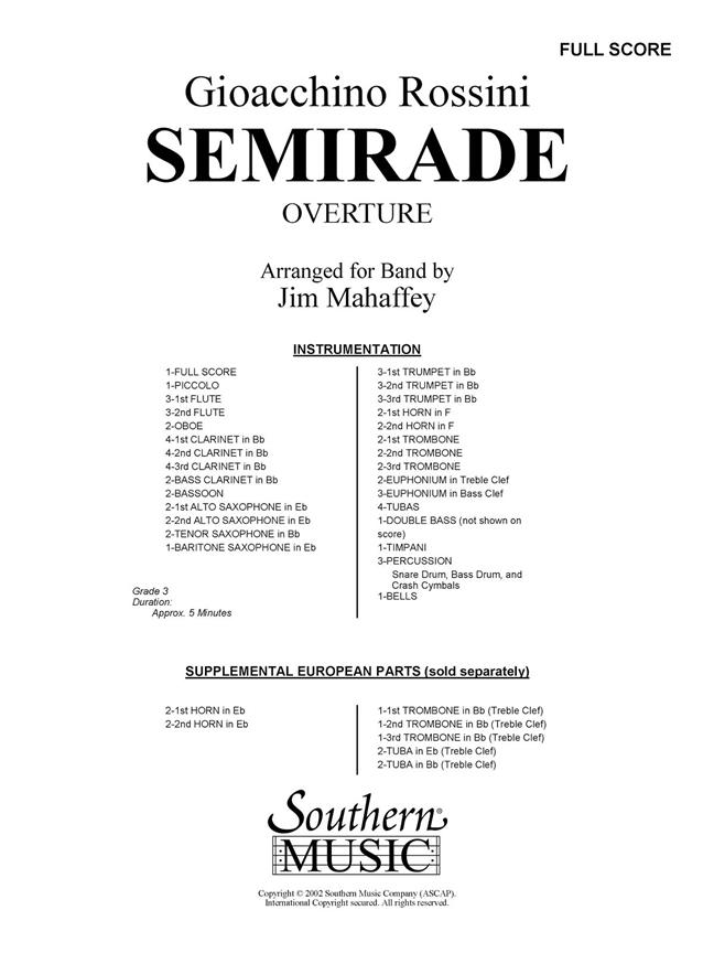 Semiramide Overture