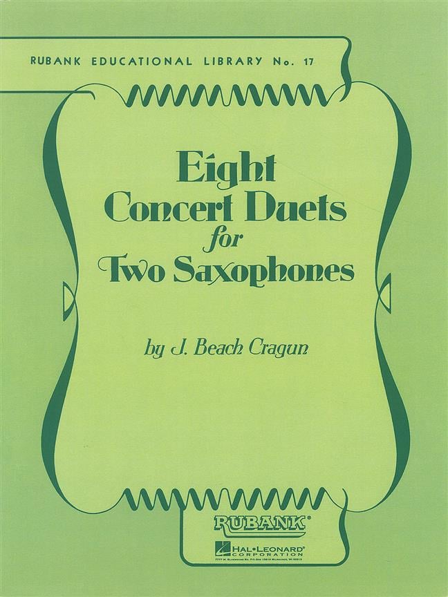 Eight Concert Duets for Two Saxophones