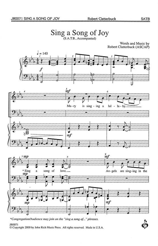 Sing a Song of Joy