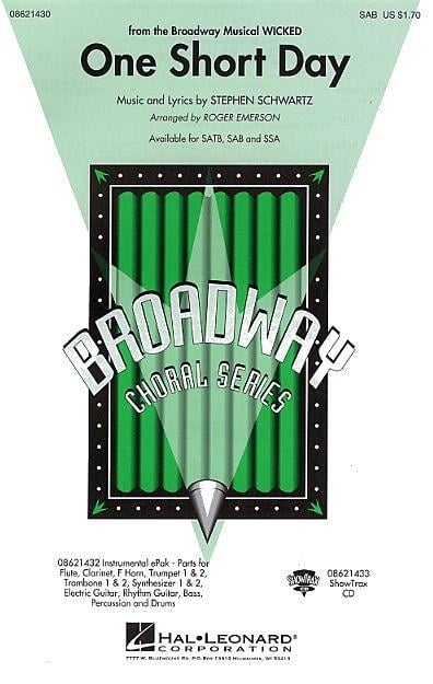 One Short Day (Wicked) - SAB