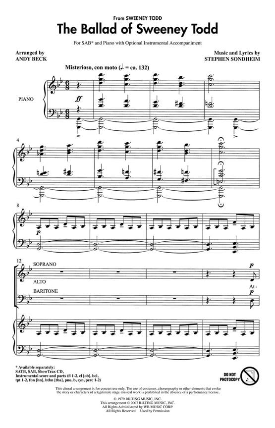 The Ballad of Sweeney Todd