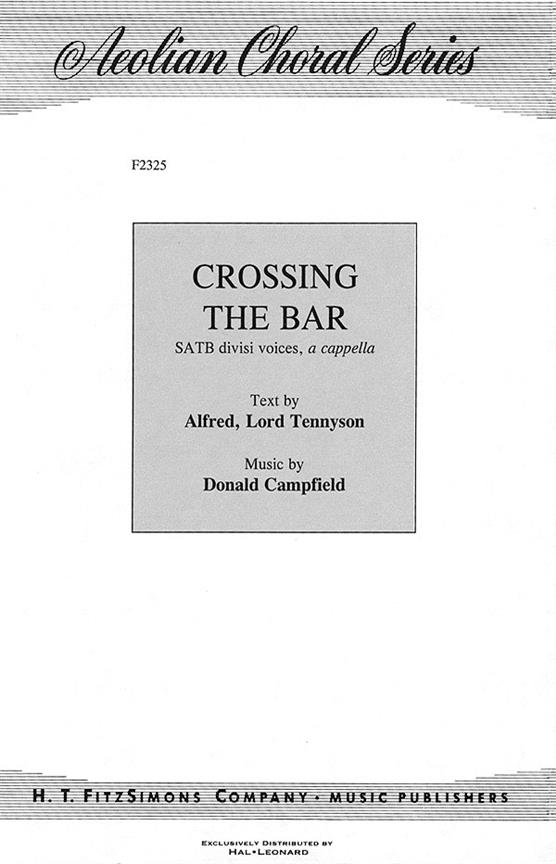 Crossing the Bar