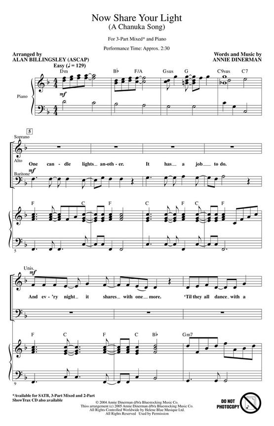 Now Share Your Light (A Chanuka Song)