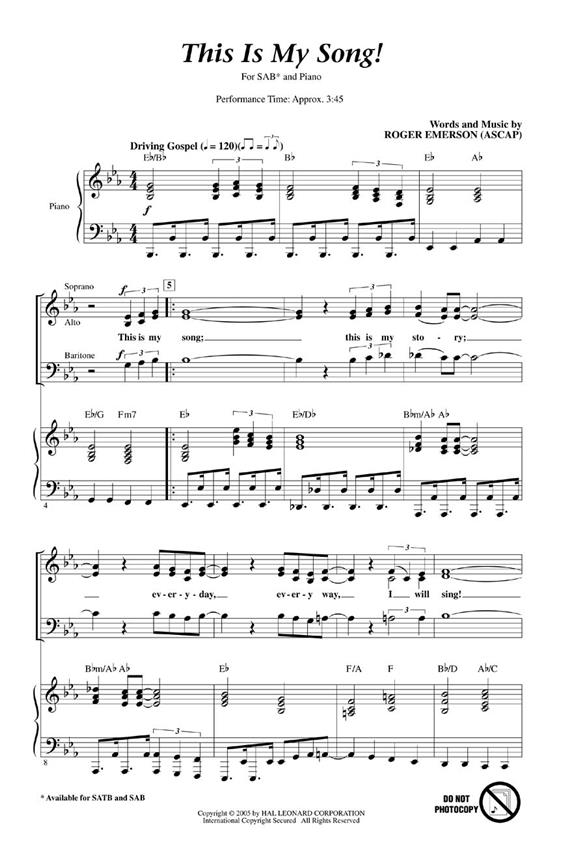 This Is My Song!