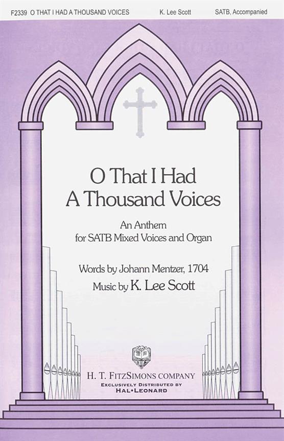 O That I Had A Thound Voices