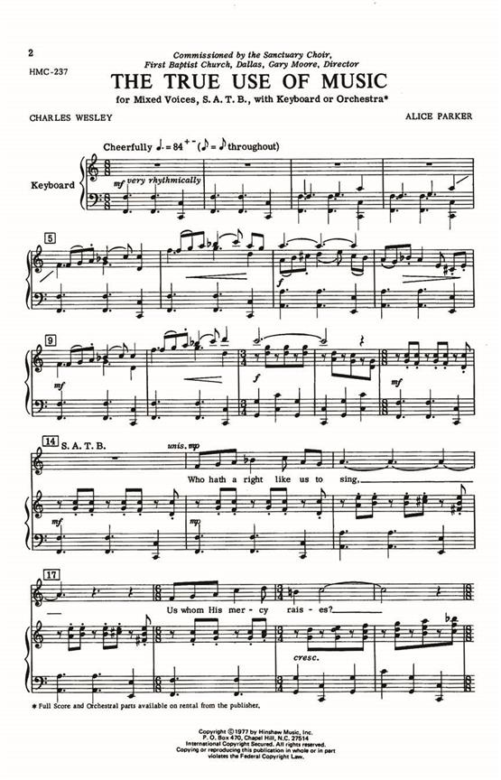 The True Use Of Music