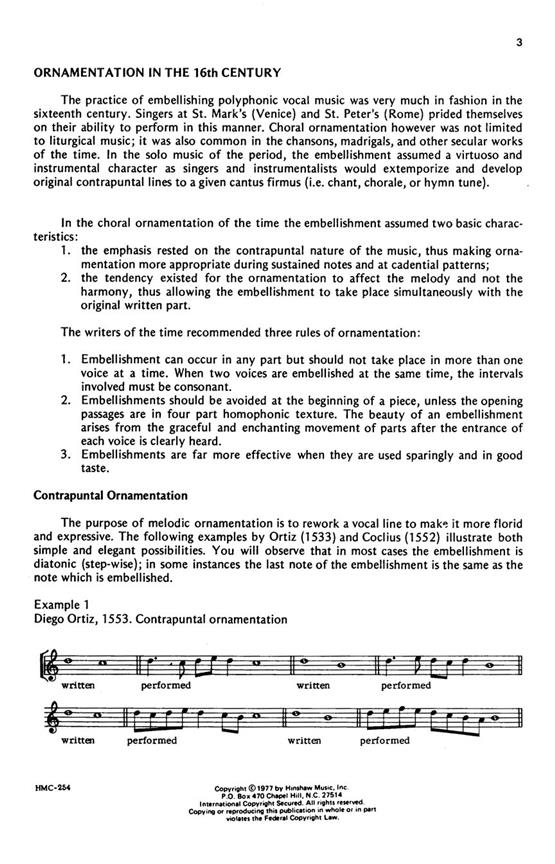 Choral Ornamentation