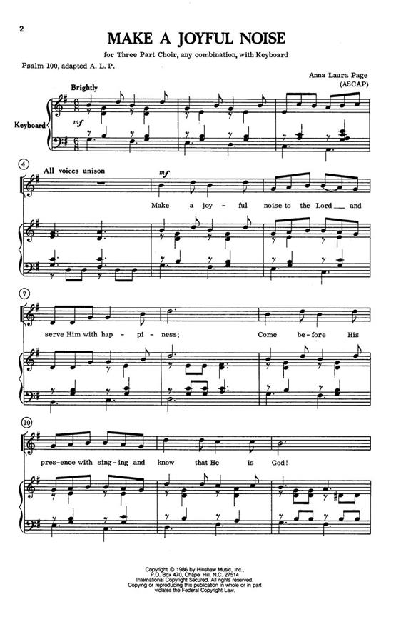 Make A Joyful Noise