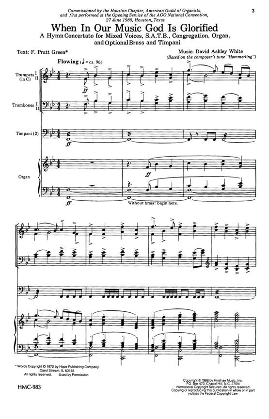 When In Our Music God Is Glorified