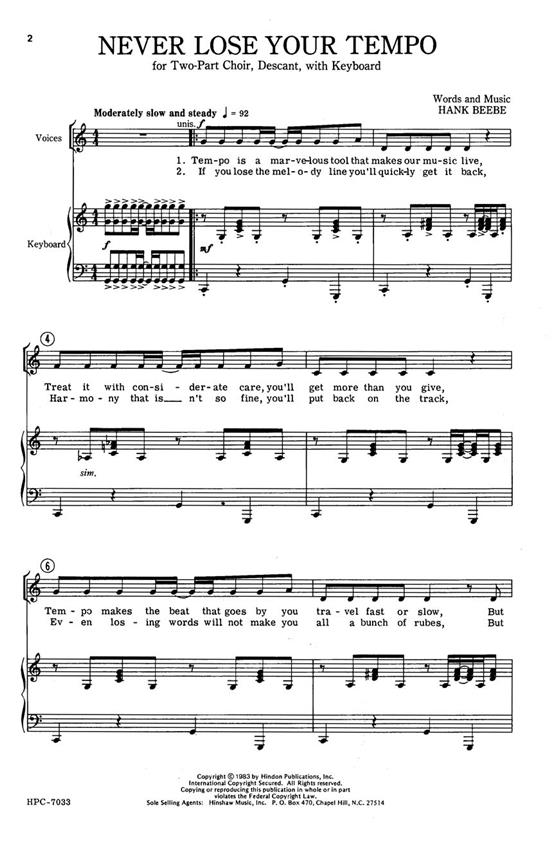 Never Lose Your Tempo