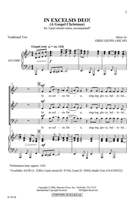 In Excelsis Deo! (A Gospel Christmas)