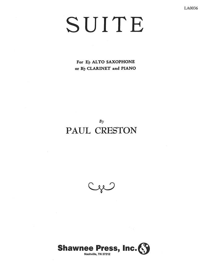 Suite for E Flat Alto Saxophone