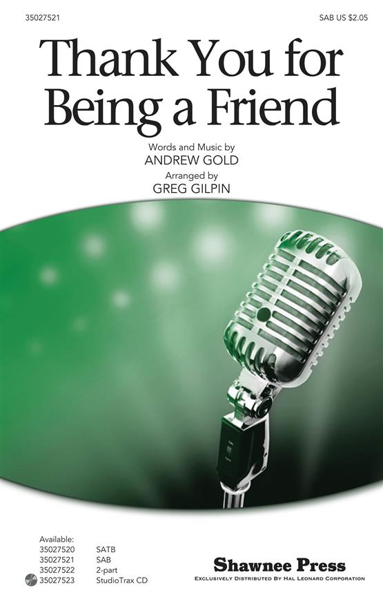 Thank You for Being a Friend